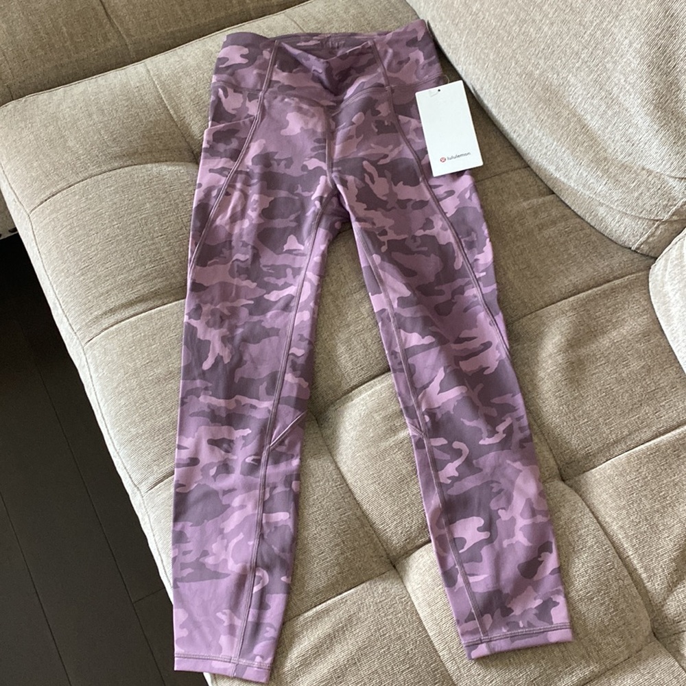 Brand New Lululemon “Time to Sweat” Leggings - Size 4. Length is 23 inches